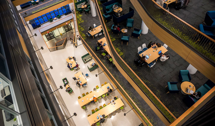 Horizon Hall interior